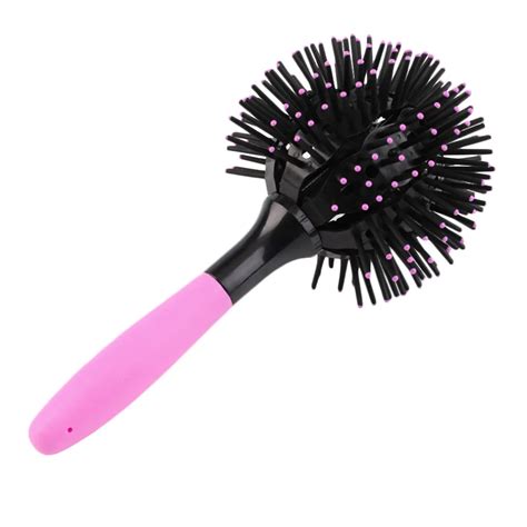 3d Round Hair Brushes Comb Salon Make Up 360 Degree Ball Styling Tools