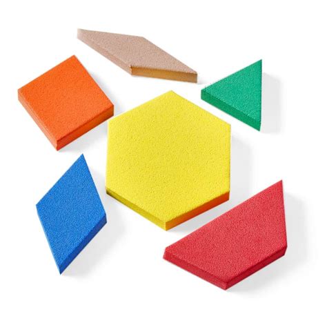 Venta Internacional Hand2mind Foam Pattern Blocks Para Niños Formas