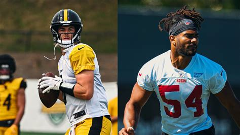 What The Ers And Steelers Are Saying Ahead The Season Opener