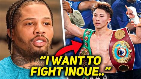 Gervonta Davis CALLS OUT Naoya Inoue To FIGHT YouTube