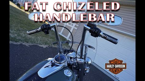 Installed Fat Chizeled Handlebar On My Harley Davidson Heritage