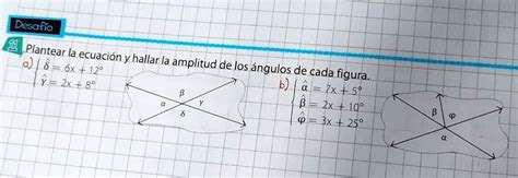 Solved Plantear La Ecuación Y Hallar La Amplitud De Los ángulos De