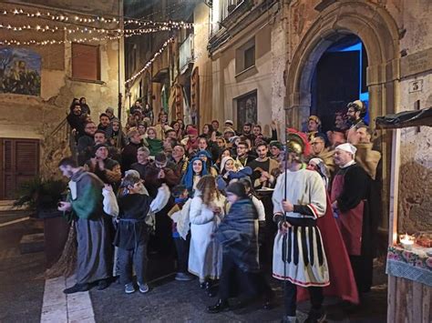 Pisciotta In Scena Il Presepe Vivente Nel Borgo Antico Giornale Del