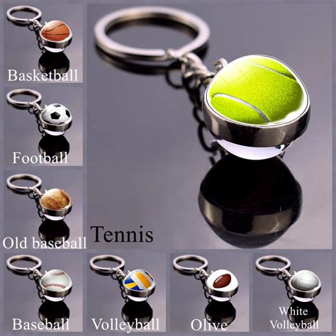 Llavero De Pelota De Cristal Llavero De Tenis F Tbol B Isbol