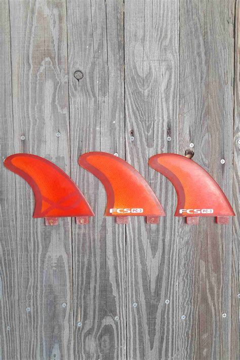 Z Sold FINS FCS PC 3 Thruster Fins Small Manly Beach Longboarder