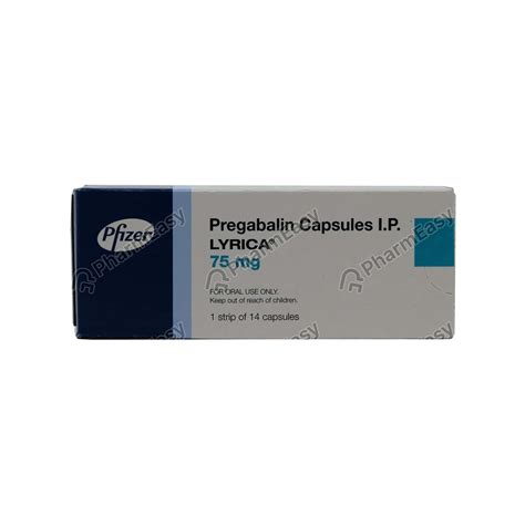 Lyrica 75 MG Capsule 14 Uses Side Effects Dosage Composition