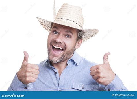 Double Thumbs Up Stock Photo Image 35908550