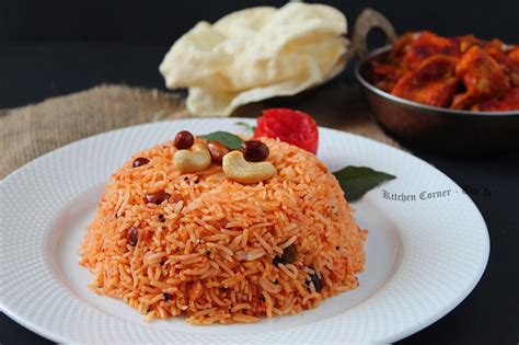 Spiced Tomato Rice South Indian Thakkali Sadam