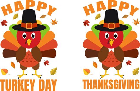 Happy Thanksgiving Day funny cartoon illustrations 11860937 Vector Art ...