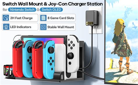 Amazon Switch Wall Mount With Charger Wall Mount Kit Shelf For