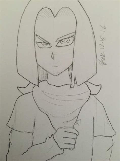 Android 17 Fanart Dragonballz Amino