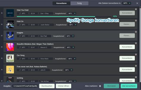 Tunefab Spotify Music Converter Spotify Zu Mp Kostenlos