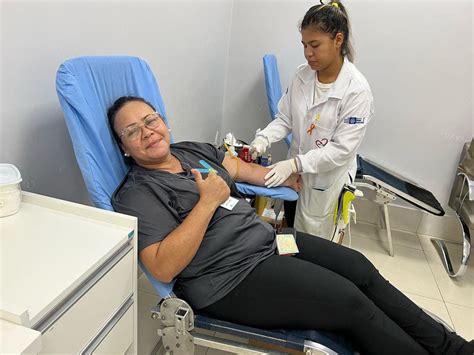 Cl Nica Vida E Bpw V Rzea Grande Arrecadam Bolsas De Sangue Em