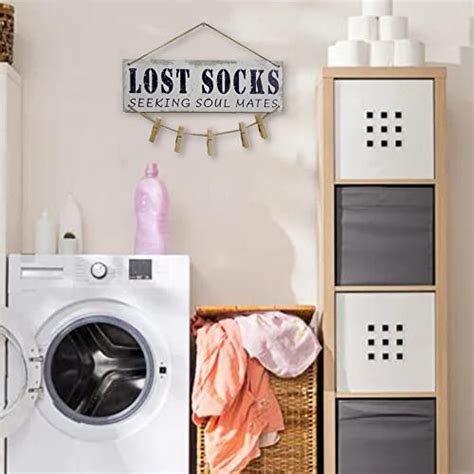 Lost Socks Laundry Sign Laundry Room Decor Lost Socks Seeking Soul