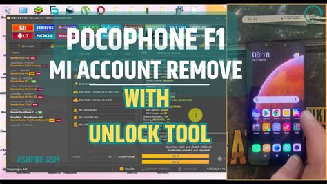 Xiaomi Poco F1 Mi Account Remove Unlock Tool YouTube