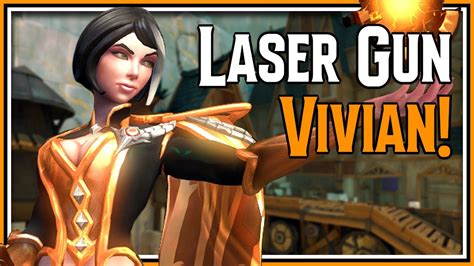 This Laser Gun Vivian Build Is Silly Paladins Vivian Gameplay Youtube