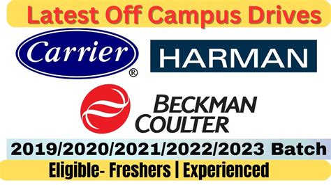 Latest Off Campus Drive For To Batch Latest Freshers Jobs