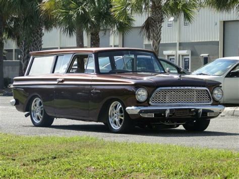 1961 AMC Rambler American 42299 Miles Brown Wagon Automatic Classic