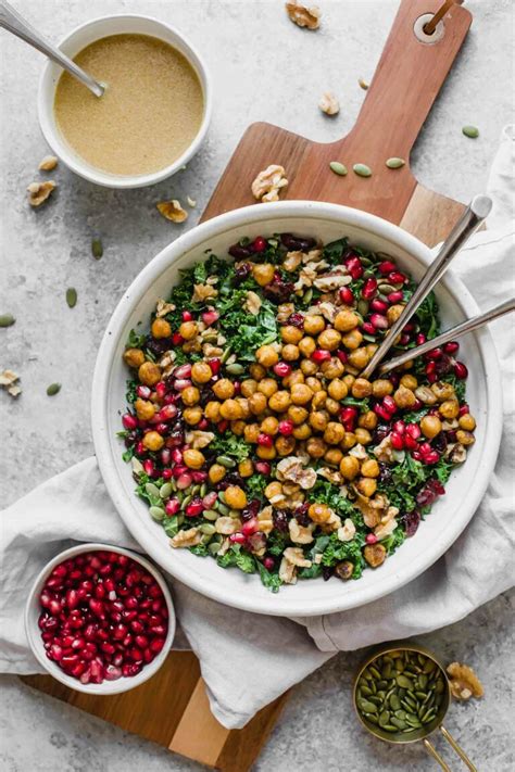 Roasted Chickpea Fall Salad Jar Of Lemons