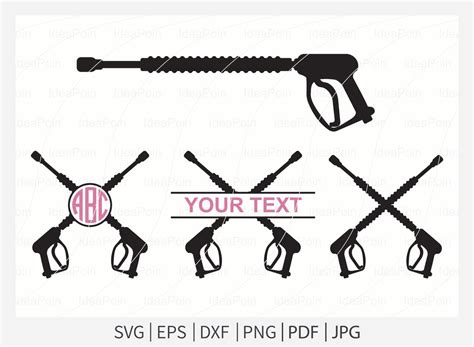 Pressure Washer Gun Svg Pressure Washing Vector Pressure Washer Gun Monogram Pressure Washing