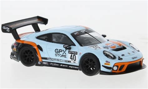 Miniature Porsche 991 Gt3 R 164 Spark 911 No40 Gpx Racing The Club