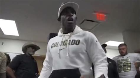 Deion Sanders Delivered Awesome Pregame Speech Before Upset Win