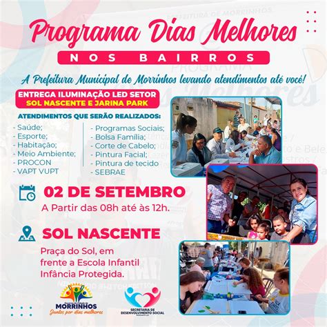 Programa Dias Melhores Nos Bairros Setor Sol Nascente Prefeitura