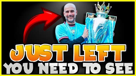 🚨🚨urgent News It Has Been Confirmed Manchester City News Today Youtube