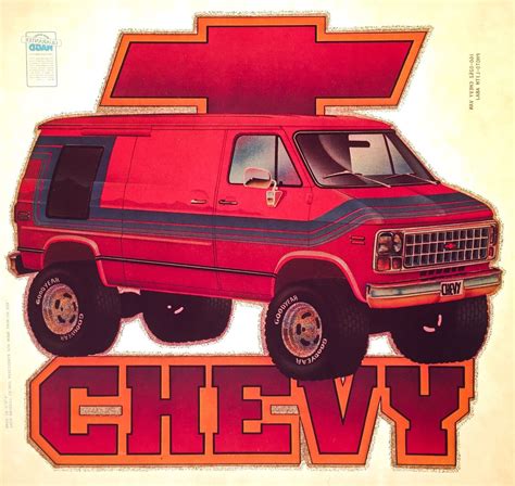 Last1 Vtg Chevy Van 70s Vanning A Team Custom Vans Ch Gem