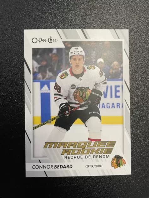 O Pee Chee Connor Bedard Marquee Rookie Rc Chicago