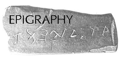 epigraphy