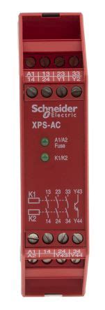 Xpsac Preventa Xps Ac Safety Relay V Ac Dc Safety