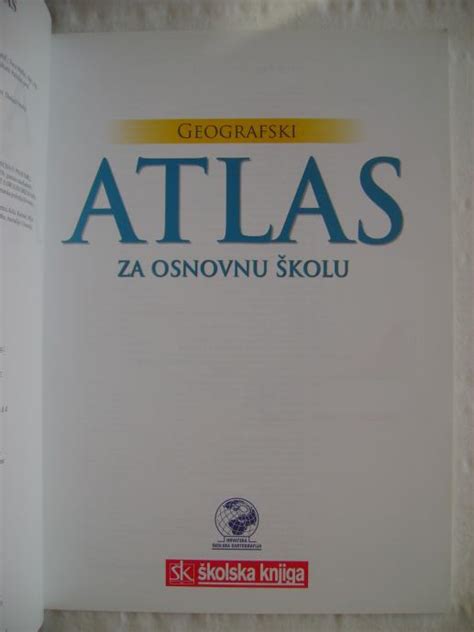 Geografski Atlas Za Osnovnu Kolu