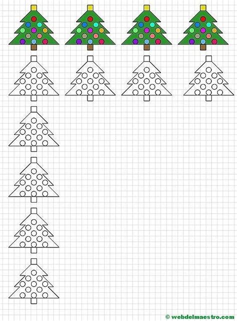 Dibujos de Navidad en cuadrícula Graph paper designs Graph paper art