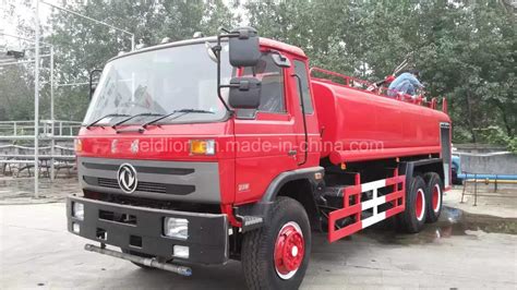 Dongfeng 4X2 Water Tanker Sprinkler Fire Truck Loading 10m3 Water