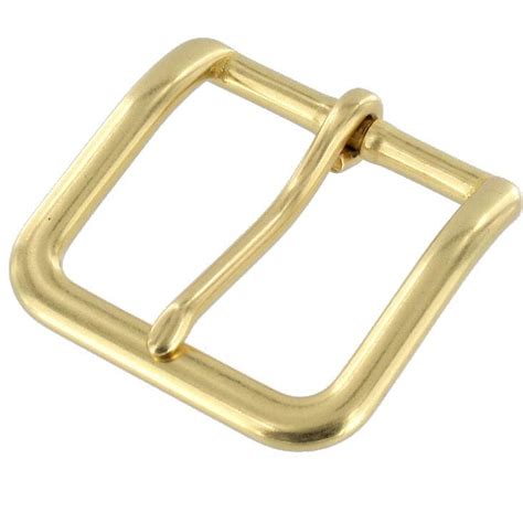 B1110 Natural Brass Heel Bar Buckle Solid Brass Ll Multiple Sizes