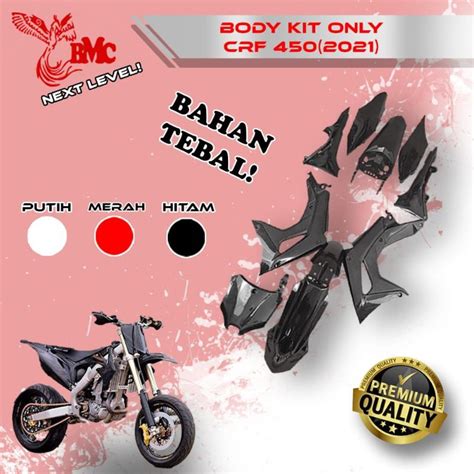 Jual BODY SET CRF 450 Only 2021 BODYKIT CRF 150 BODI KIT CRF 450 7