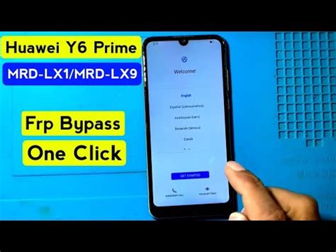 Huawei Y6 Prime 2019 Frp Bypass All Huawei MRD LX1F MRD LX9 JAT L41