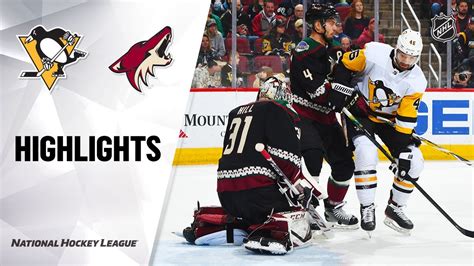 NHL Highlights Penguins Coyotes 1 12 20 YouTube