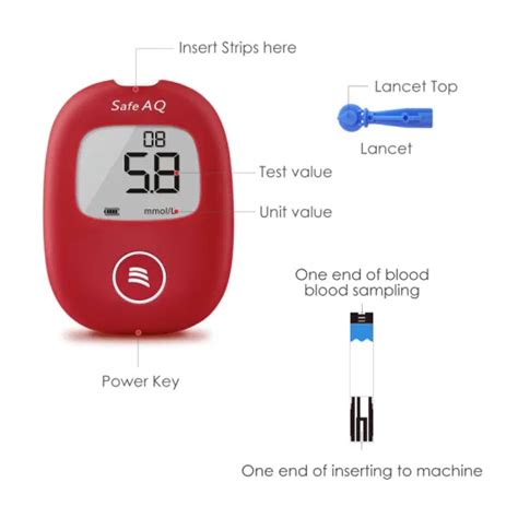 Sinocare Glucose Sensor Meter Blood Glucose Monitor Digital Glucometer