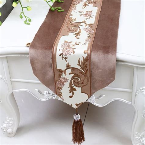 Современный роскошный банкетный стол-бегун, бархатный Рождественский ...