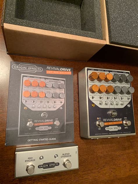 Origin Effects Revival Drive Hot Rod Custom RD HR CTM Reverb