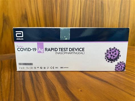 Abbott Panbio Covid Rapid Antigen Test Who Approved At Rs Unit