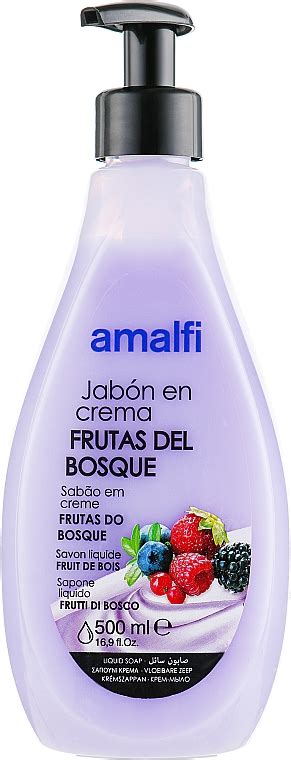 Amalfi Liquid Soap Jabón de manos cremoso Frutos de bosque Makeup es