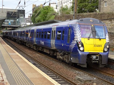 As 334001 Edinburgh Haymarket Abellio Scotrail Class 334 Flickr