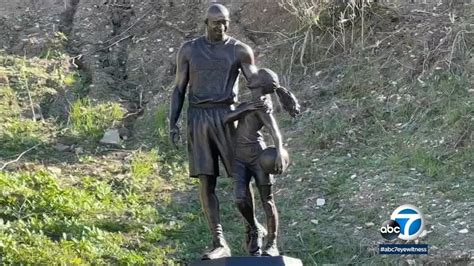 Statue Honors Kobe Bryant Daughter Gianna At Calabasas Crash Site