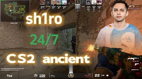 Sh1ro24 7 3 43Ratio 4kills Ancient FACEIT CS2 12 10 2023CS2 POV