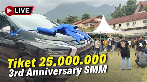 Live Tiket Juta Rd Anniversary Smm Youtube