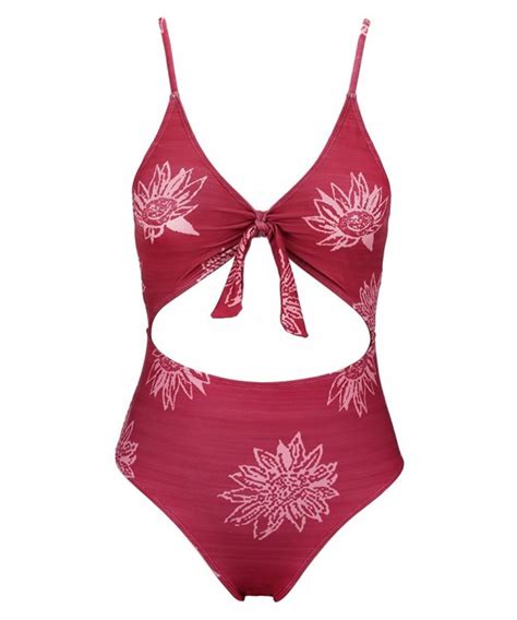 Womens Tie Knot Front Low Waist Thong PCS Bikini Sets Swimsuits Beachwear White C C ZLCM