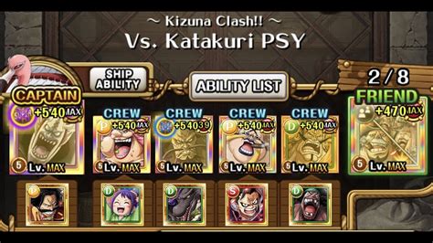 Lvl 31 1 65x Pts Team My Own Kizuna Katakuri Team In Action OPTC